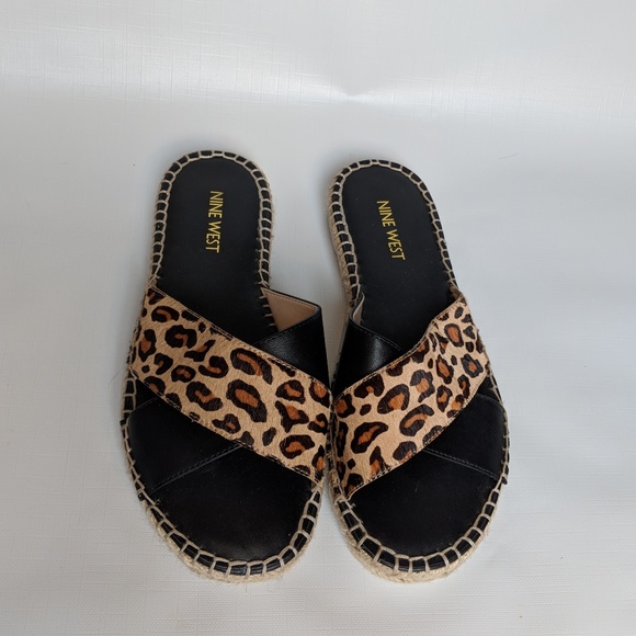 Nine West Shoes - EEUC Nine West Espadrille Sandles Leopard Print 7!